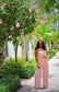 Peach Elegance Two-Piece Set