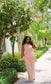 Peach Elegance Two-Piece Set