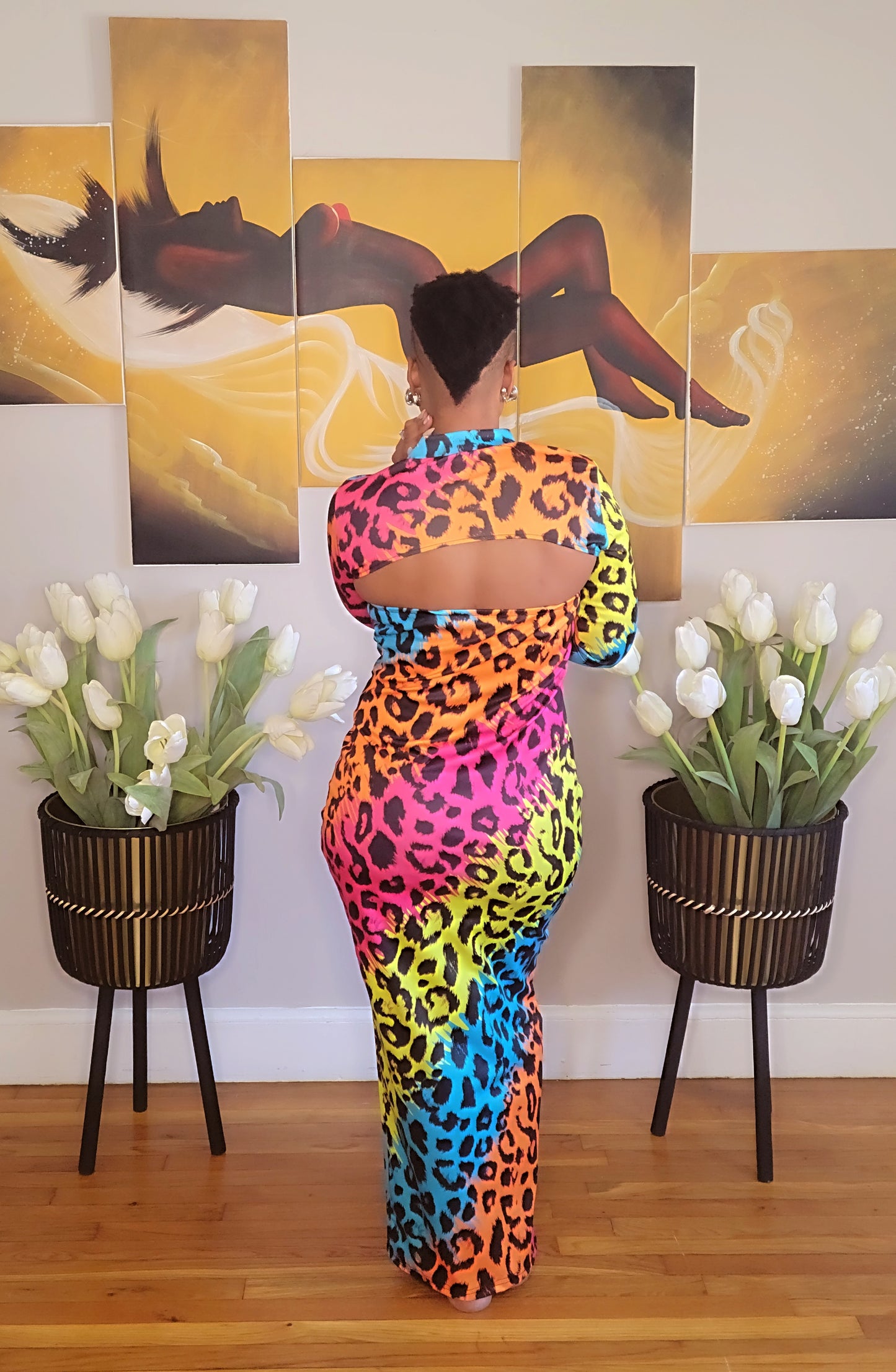Leopard and Wine Set