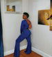Royal Rhythm Jumpsuit